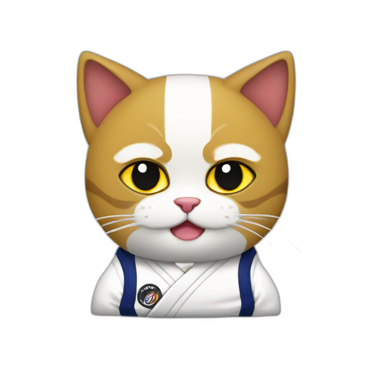 Jiu-Jitsu cat emoji