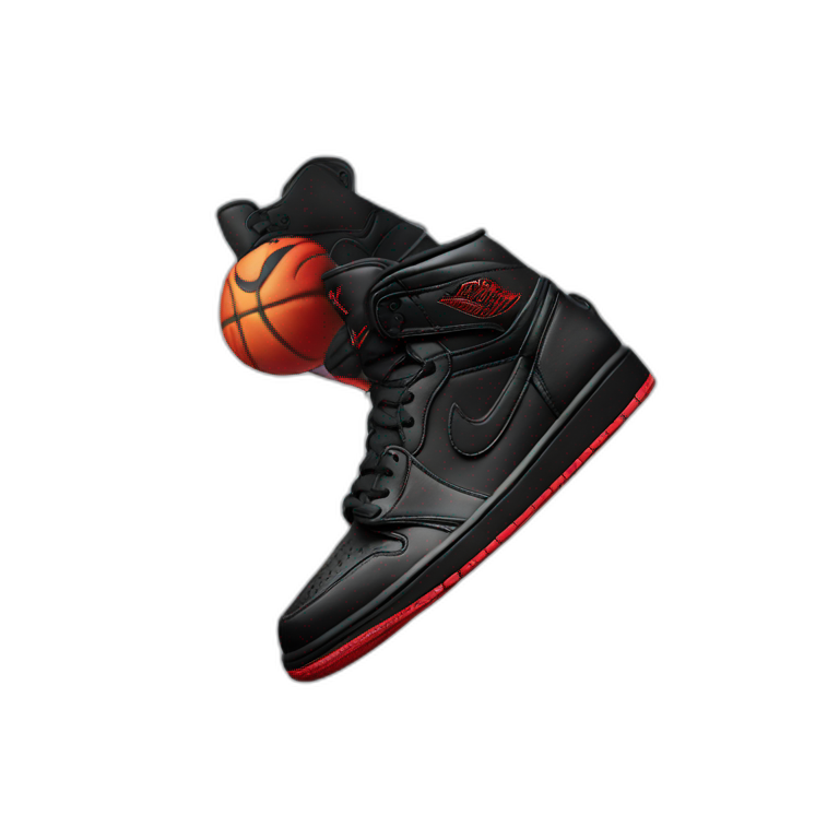 Nike air Jordan black  emoji