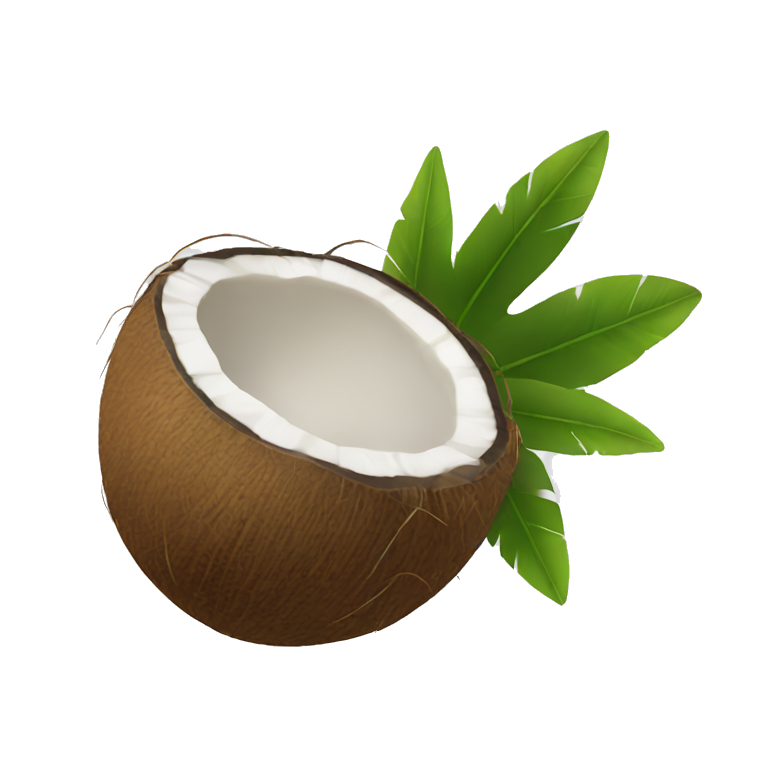 open coconut emoji