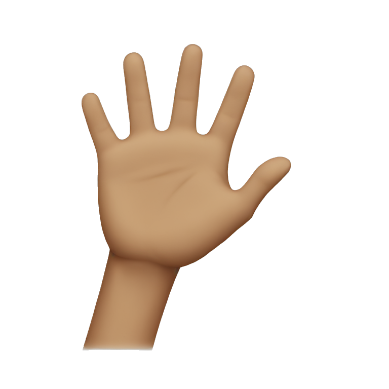 hand showing something emoji