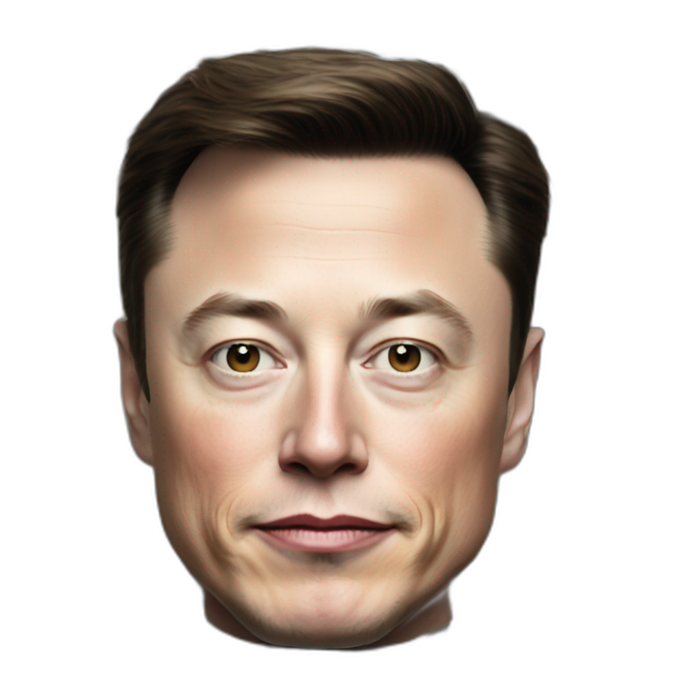Elon musk on 100 dollar bill emoji