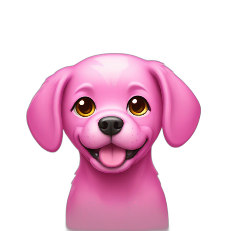 pink-dog emoji