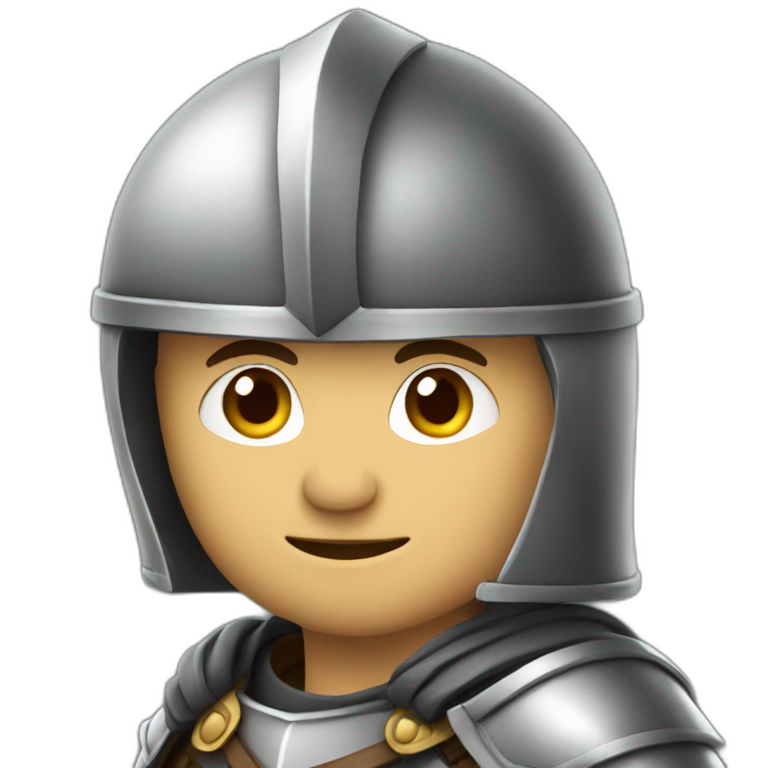 Brave knight emoji