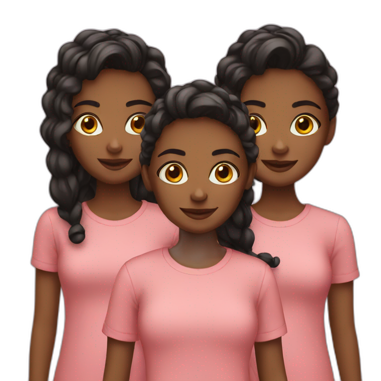 4 girls emoji