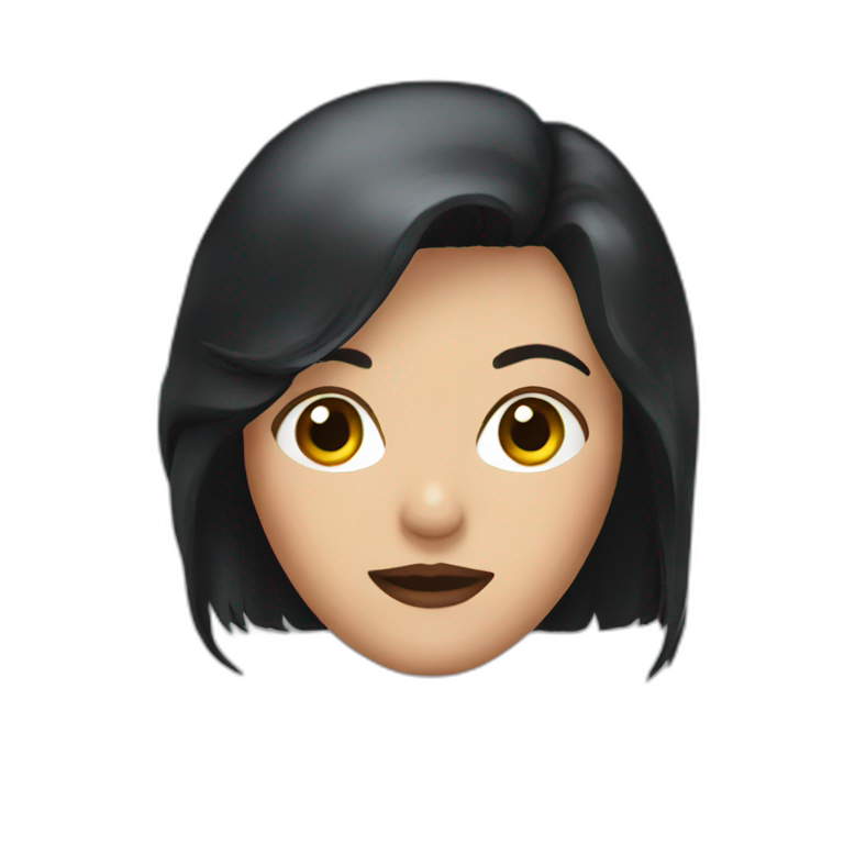 head Black Widow emoji