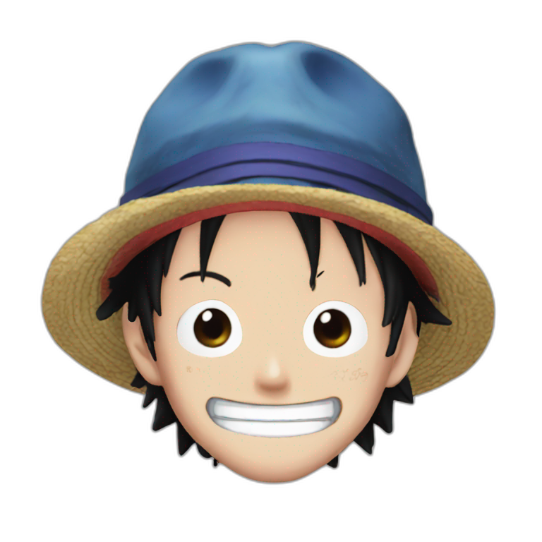 One Piece Luffy Gum Gum emoji