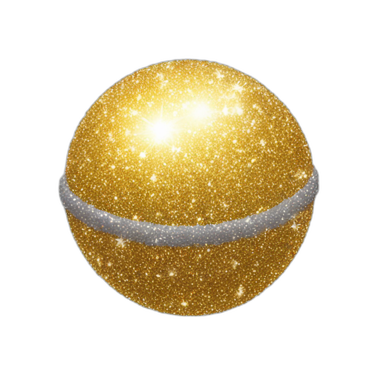 Sparkling ball emoji