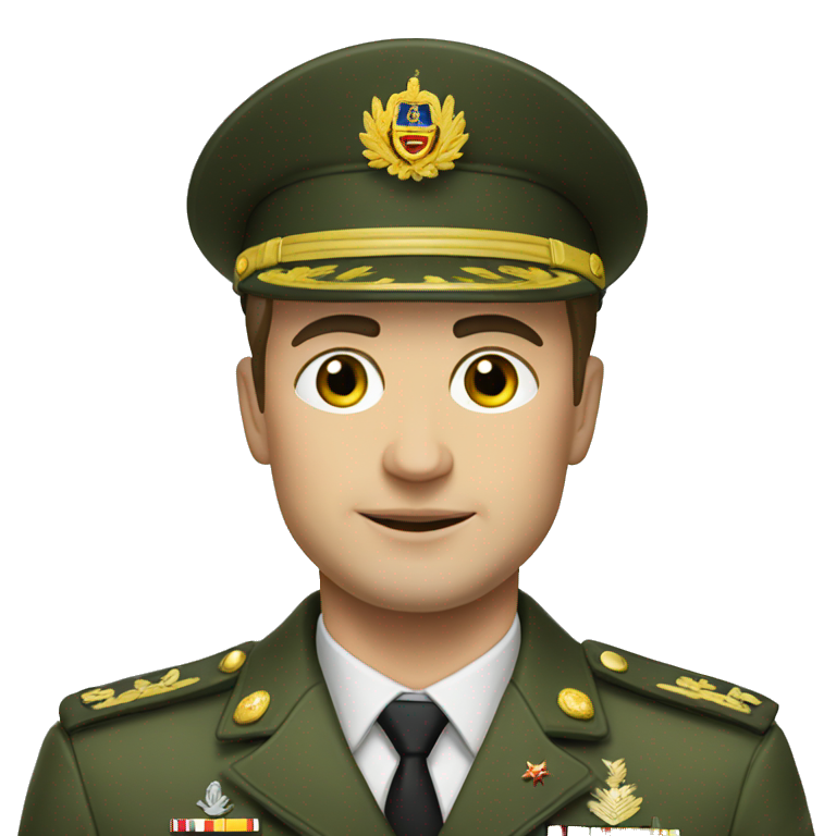 Zelensky in military uniform emoji
