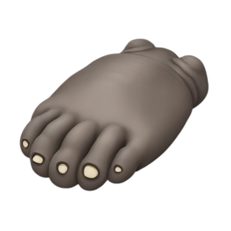 Babirusa foot emoji