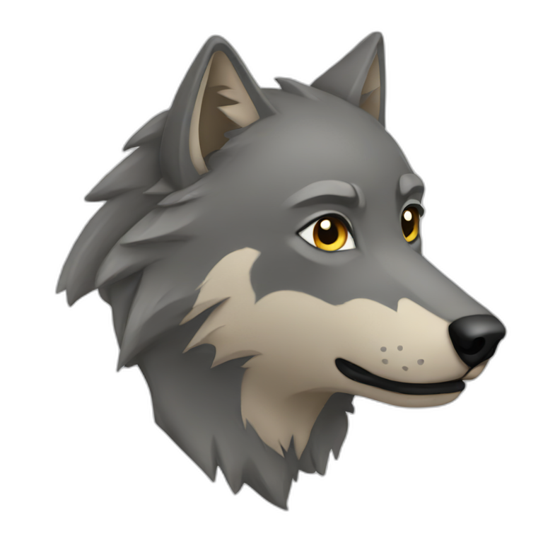lone wolf emoji
