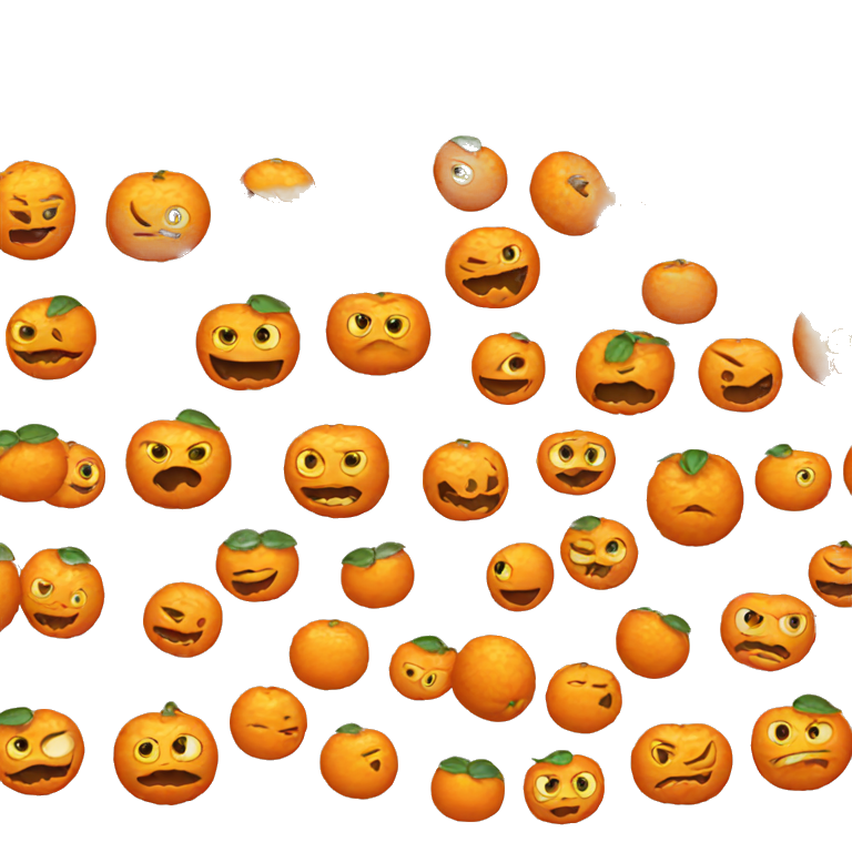 orange evil emoji