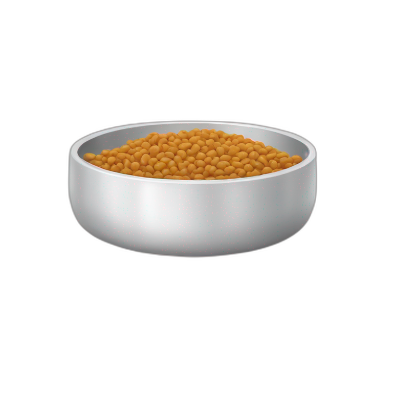 dog food bowl emoji