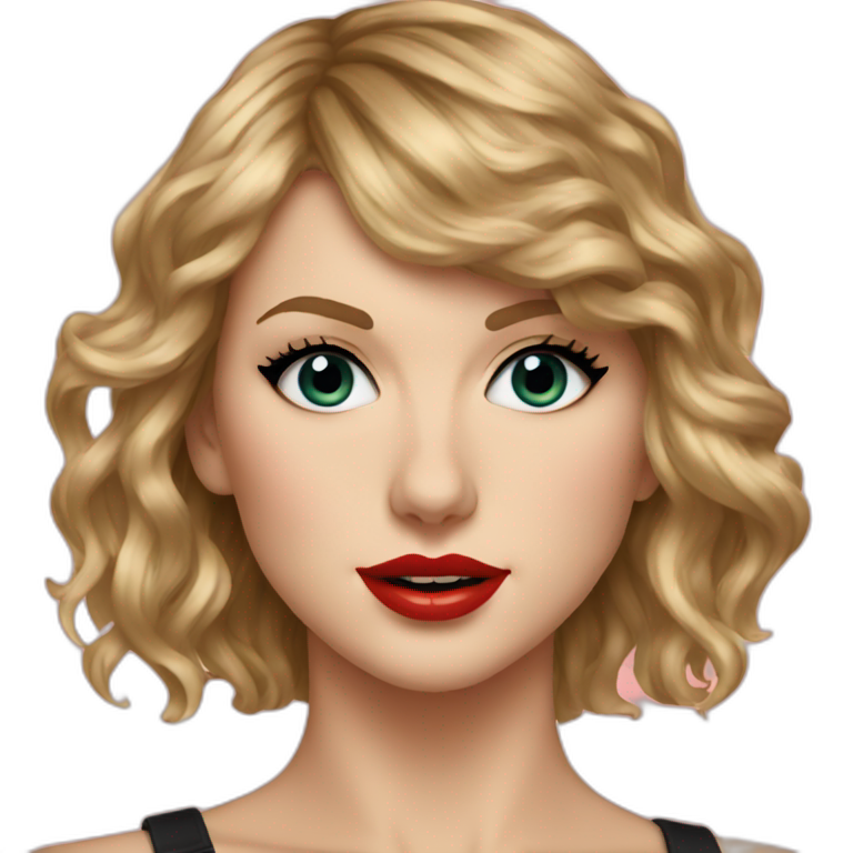 Taylor swift portrait emoji