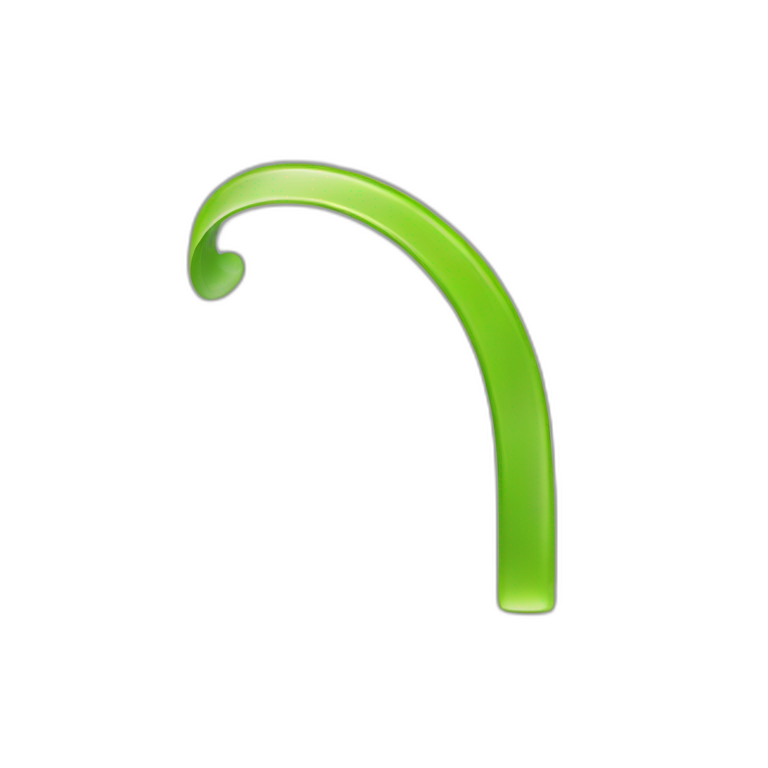 Bezier curve vector emoji