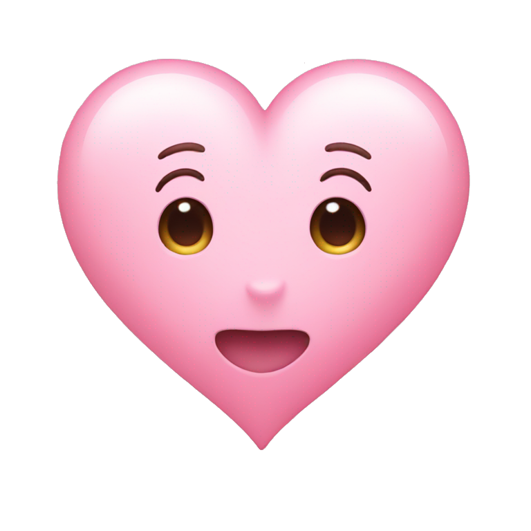 Light pink heart  emoji