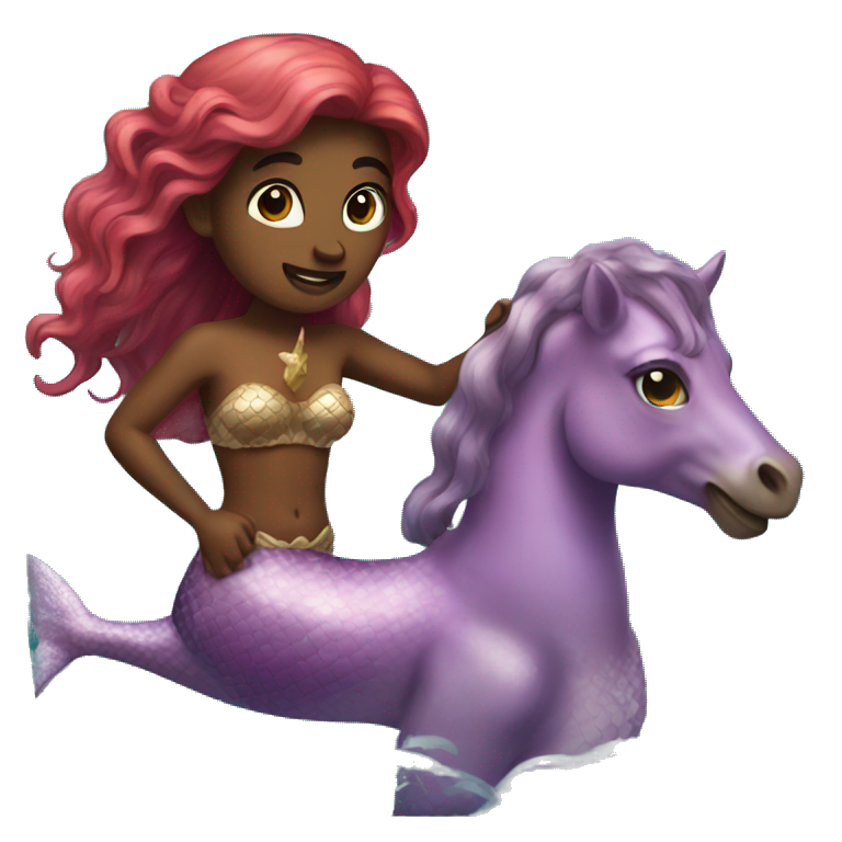 centaur mermaid emoji