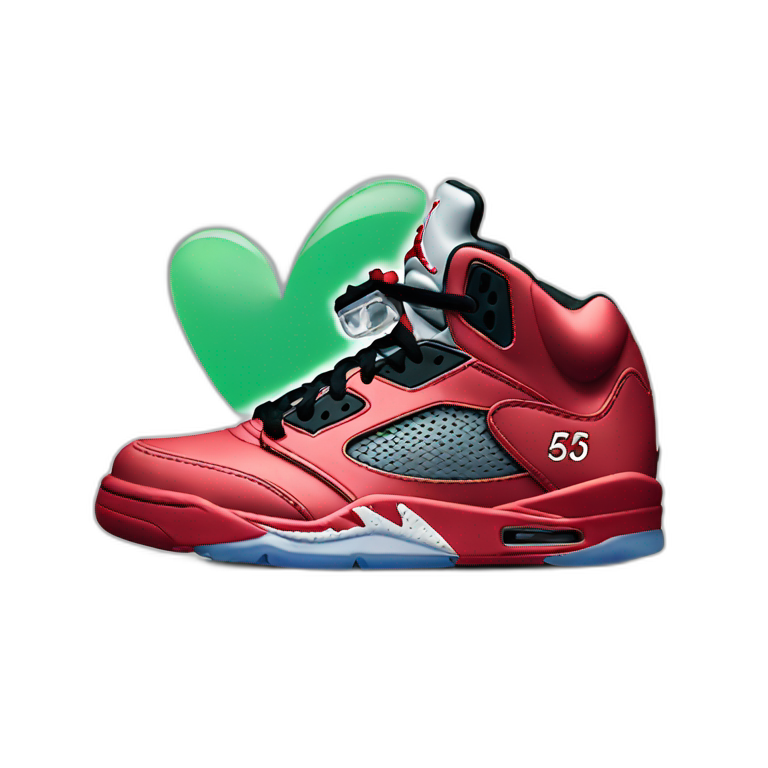Nike Jordan 5 emoji