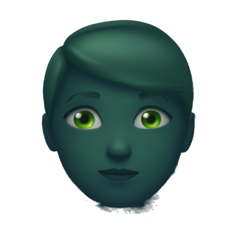 pretty green-eyed girl emoji