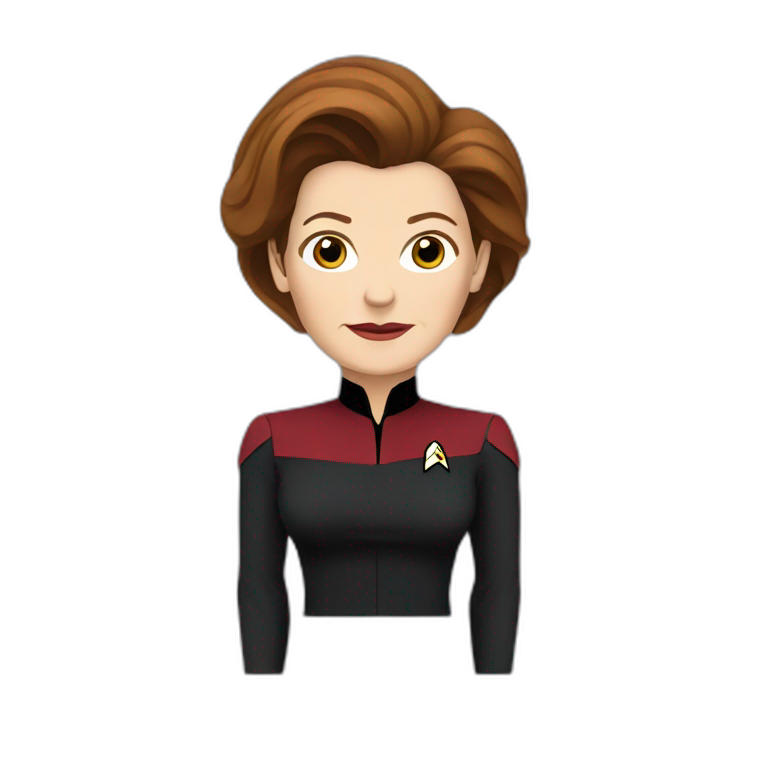 Captain Janeway Star Trek emoji