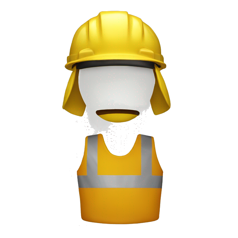 yellow helmet construction CONSTRUCTION HELMET emoji