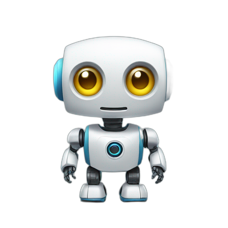 A cute robot emoji
