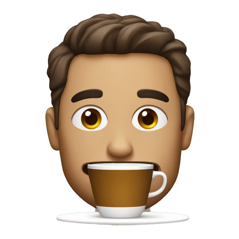 ai drinking coffee emoji