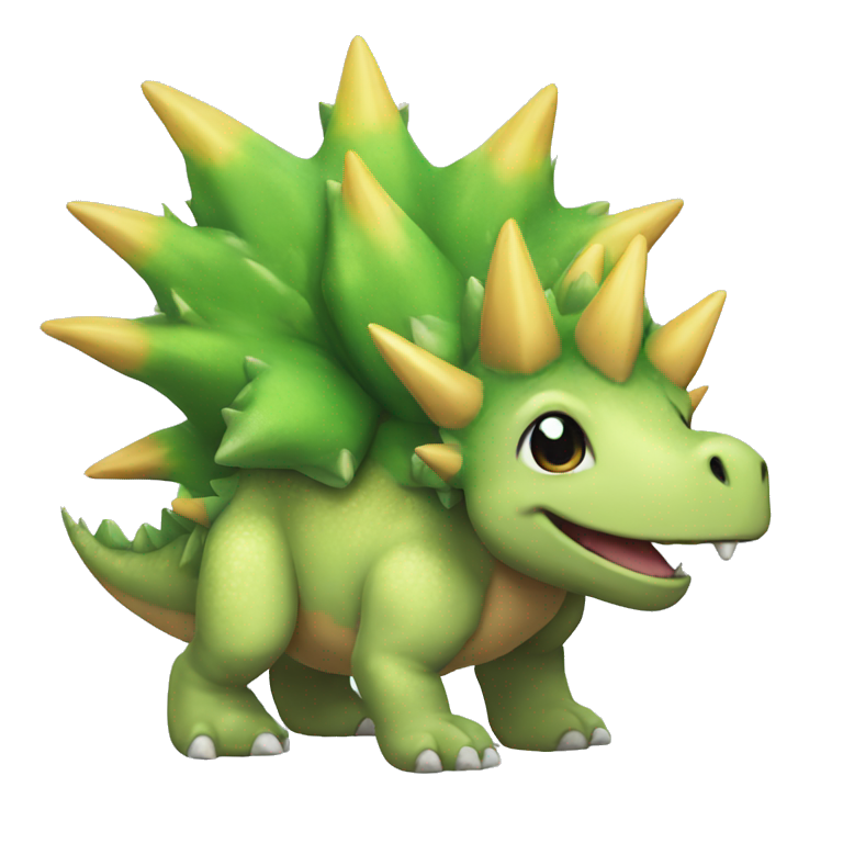 cute stegosaurus pokemon emoji