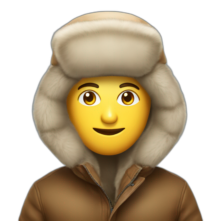 Russia ushanka-hat emoji