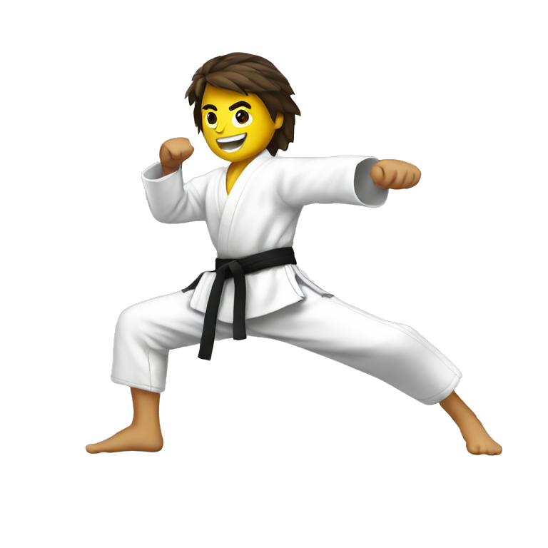 Emoji Do Karate – Symbole Tenue D’Arts Martiaux – QGIUXA