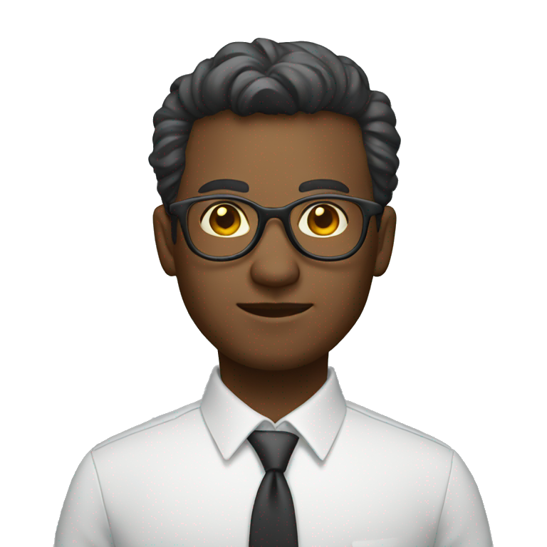investor with spectacled emoji