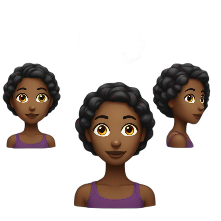 black girl emoji