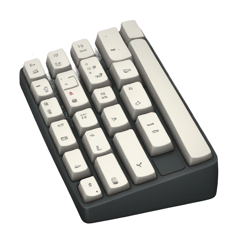 split corne keyboard emoji