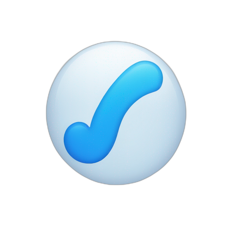 blue verified logo emoji