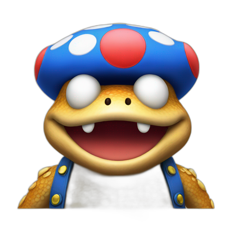 Mario toad emoji