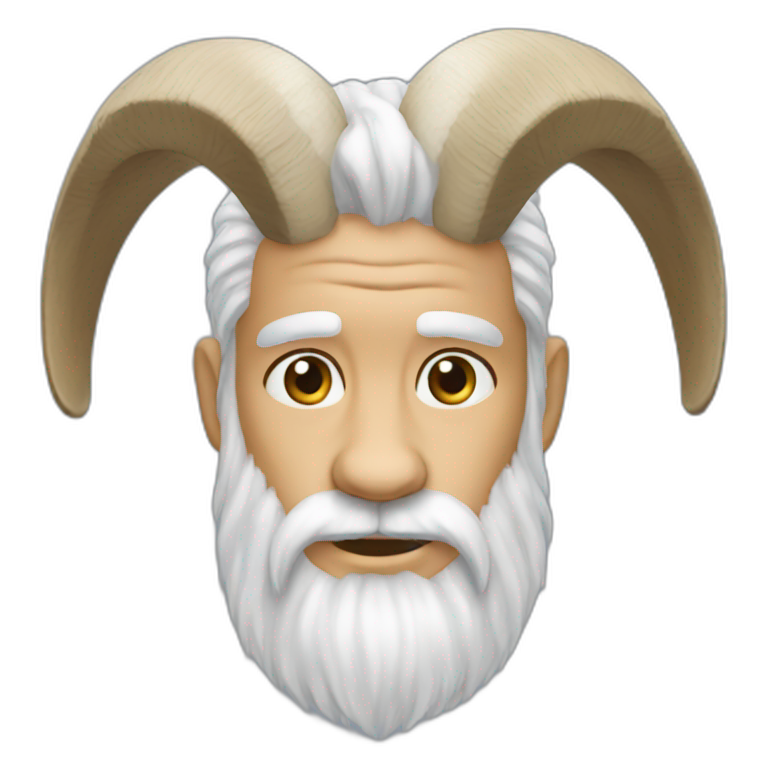 Goat beard emoji