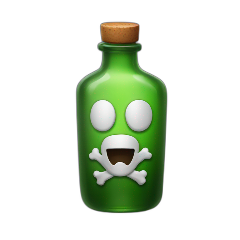 poison bottle emoji