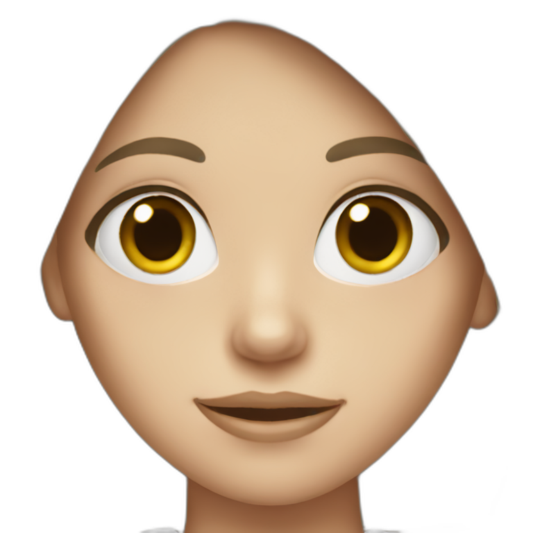 white brunette girl emoji