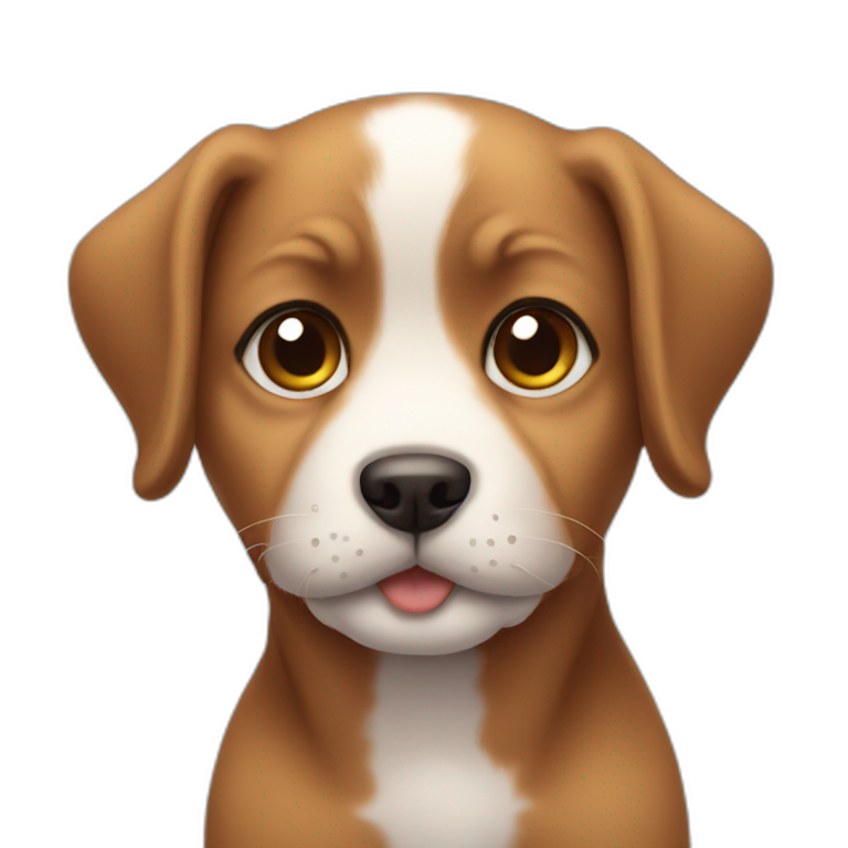 Puppy face emoji