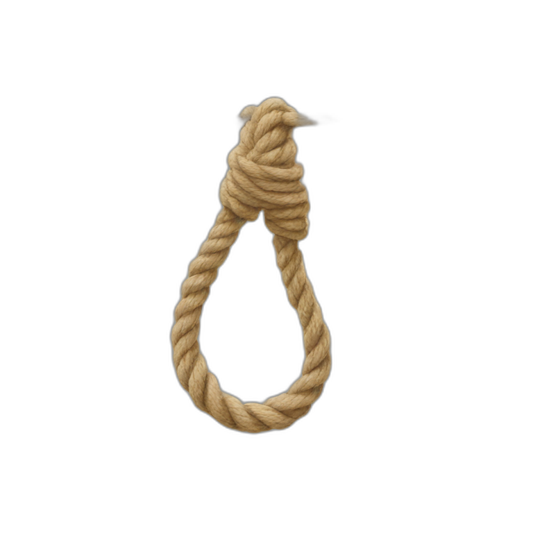hanging rope emoji