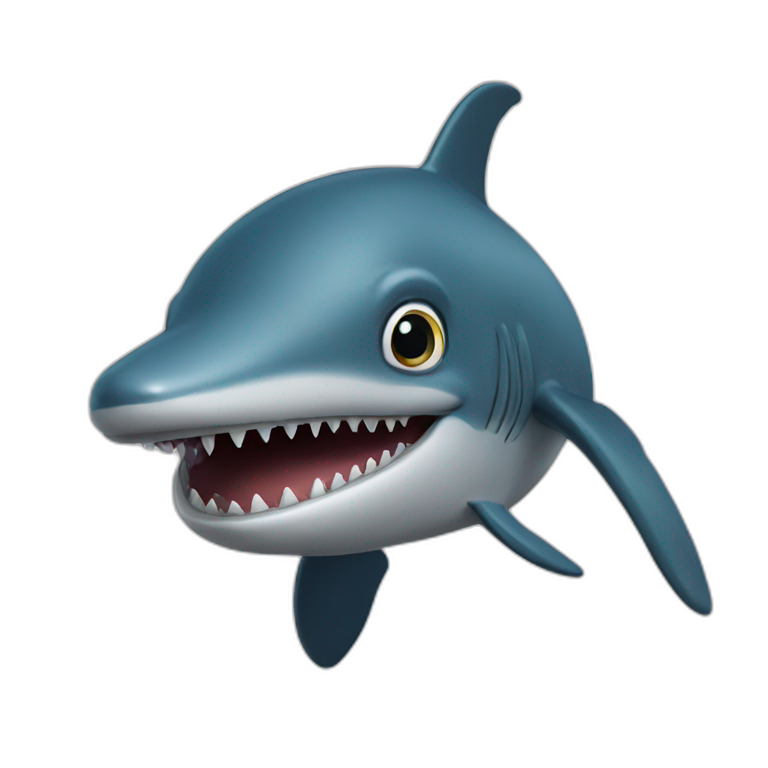 delfin animatronic emoji