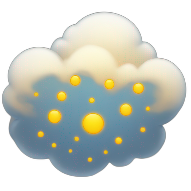 Cloud sun emoji