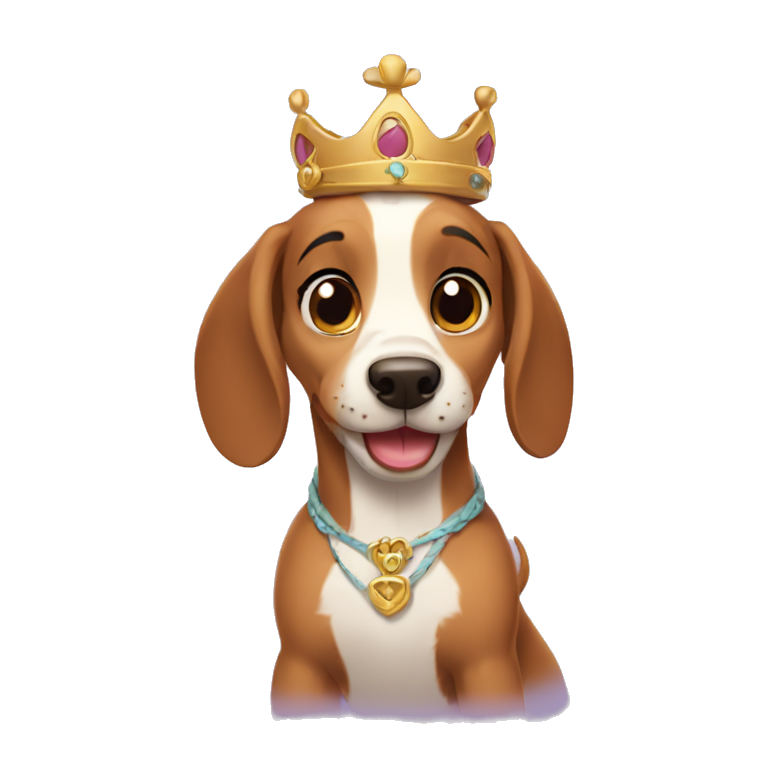 Disney-dauchound-princess emoji