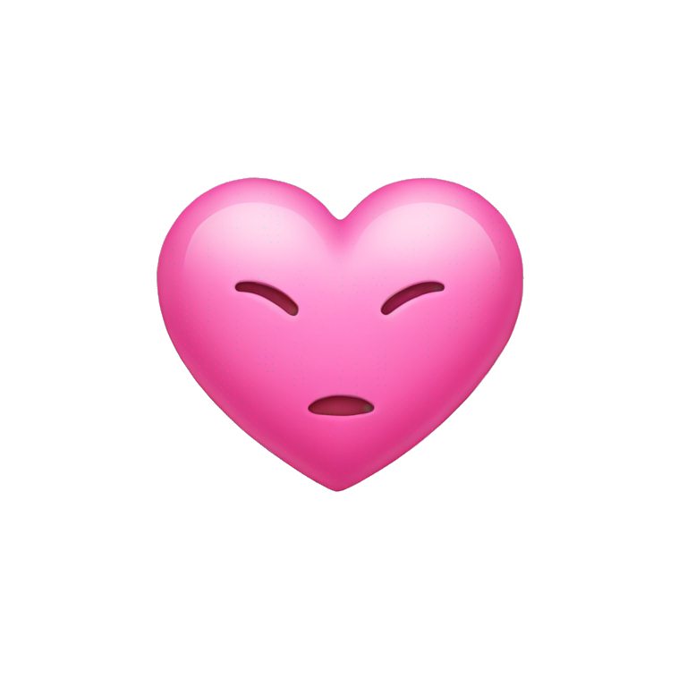 Pink heart emoji