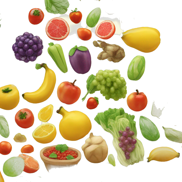 alimentos saludables emoji