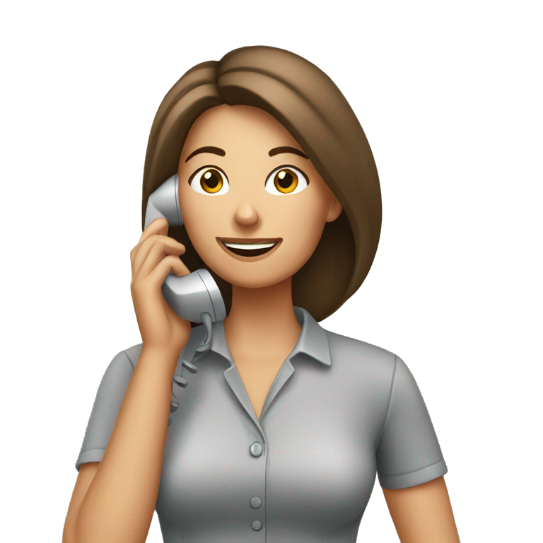 woman talking on the phone emoji