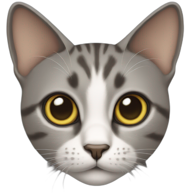 Cat with big eyes  emoji
