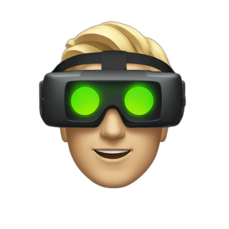 VR headset emoji