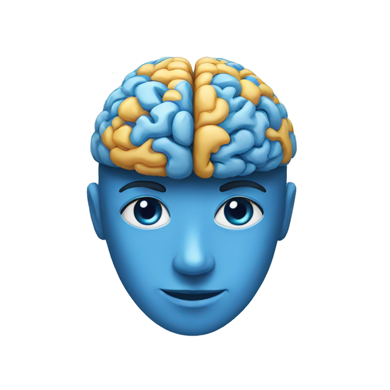 Giving brain emoji