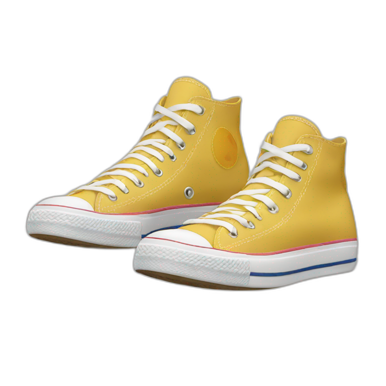 Converse shoes emoji