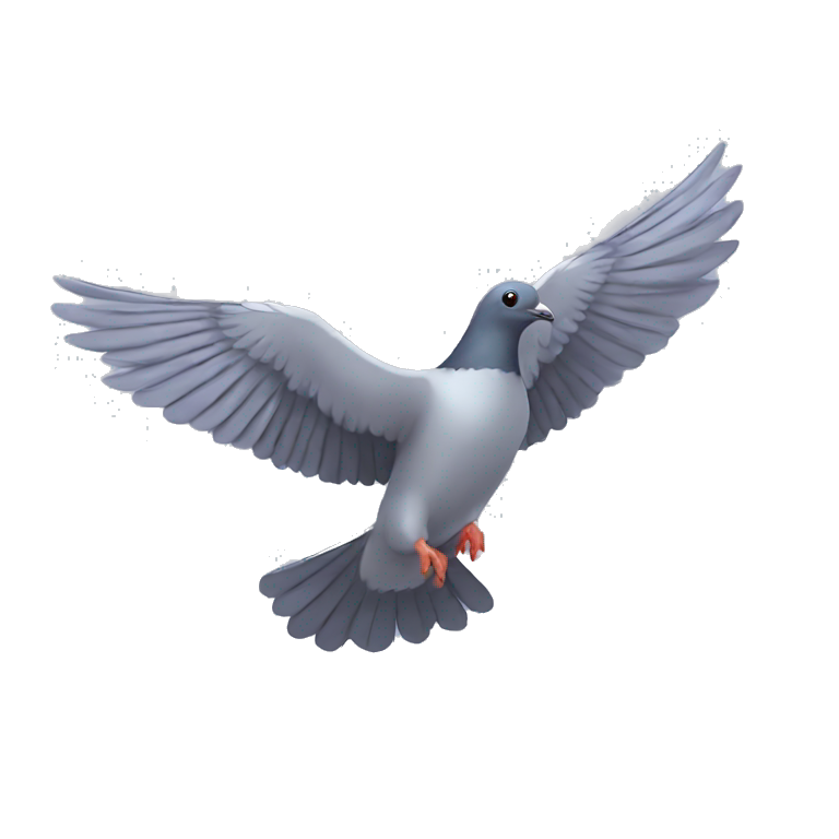 flying pigeon emoji